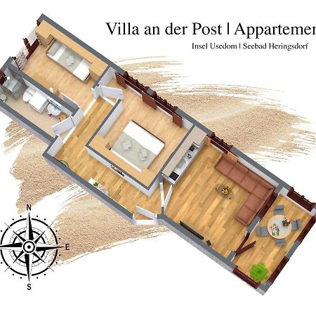 Villa An Der Post Whg 02 Heringsdorf  Exterior photo